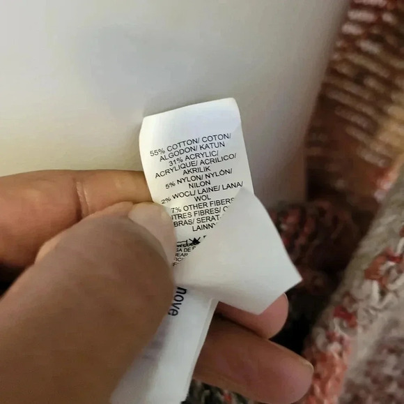 Lucky Brand Aztec Tribal Print Open Front Sweater Cardigan(M) - Picture 6 of 6